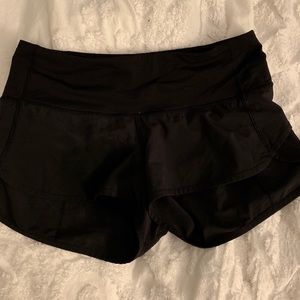 Lululemon speed shorts